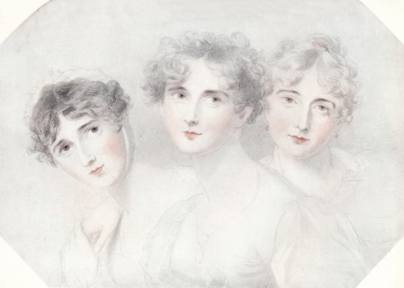 'Lady Bagot, Viscountess Burghersh and Lady Fitzroy Somerset', 1827, (1911). Artist: Thomas Lawrence.
