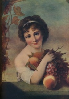 'Girl With Fruit', c1780, (1910). Artist: Matthew William Peters.