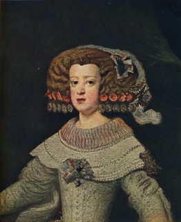 'Portrait De La Reine Marie-Anne', (Mariana of Austria), 1652, (1910). Artist: Diego Velasquez.