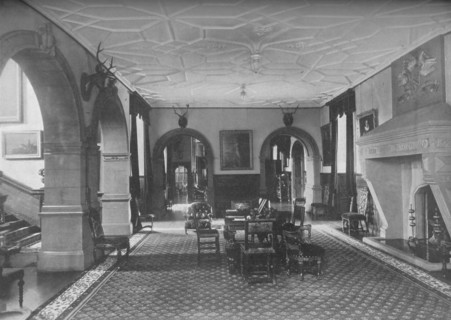 'Dunster Castle, Somerset - Earl of Carhampton', 1910. Artist: Unknown.