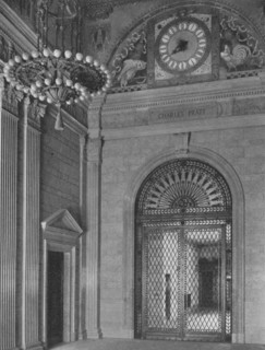 End of main entrance hall, Standard Oil Building, New York City, 1924. Artist: Unknown.