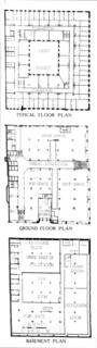 Floor plans, the SW Straus & Co Building, Chicago, Illinois, 1924. Artist: Unknown.