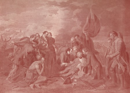 'The Death of General Wolfe', c1776 (1909). Artist: William Woollett.
