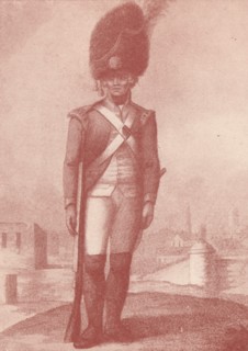 'A Grenadier (1791)', 1791 (1909). Artist: Francois David Soiron.