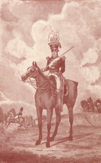 'Officer, Foot Artillery', c1825 (1909). Artist: Henry Thomas Alken.