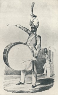 'Grenadier Guards, Drummer (1829)', 1829 (1909). Artist: Maxim Gauci.