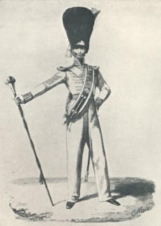 '17th Regiment, Drum Major (1830)', 1830 (1909). Artist: Maxim Gauci.