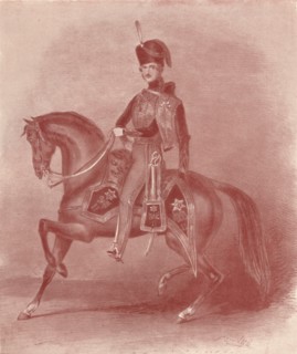 'His Royal Highness Prince Albert, Colonel of the 11th Hussars', 19th century, (1909). Artist: Unknown.