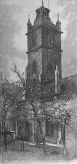 'St. Giles's, Cripplegate', 1890. Artist: A W Henley.