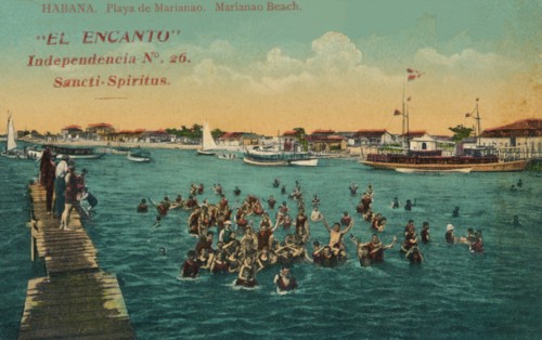 ''El Encanto Independencia, Sancti-Spiritus. Playa de Marianao. Habana', c1910. Artist: Unknown.