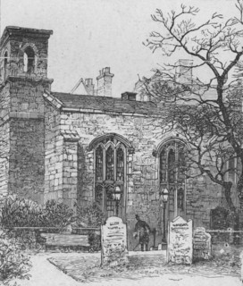 'The Savoy Chapel', 1890. Artist: Unknown.