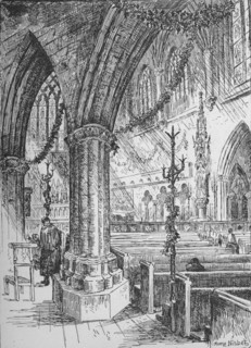'The Sanctuary, Farm Street', 1890. Artist: Hume Nisbet.