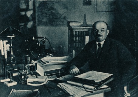 'Vladimir Ilich Lenin, Russian Bolshevik leader, Moscow, Russia, 7th October', 1922. Artist: Unknown.