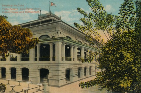 'Santiago de Cuba. Vista Alegre - Café Restaurant. Coffee House and Restaurant', c1910. Artist: Unknown.