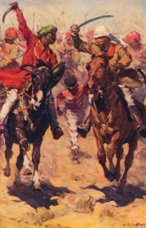 'Hodson at Rohtak', 1857 (c1912). Artist: Unknown.