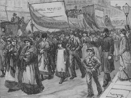 'Procession of Match-Makers To Westminster', 1892. Artist: William Douglas Almond.