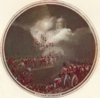'Capture of Cuidad Rodrigo', 1815, (1910). Artist: Edward Orme.