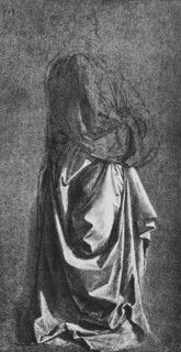 'Cast of Drapery for a Standing Figure', c1470 (1945). Artist: Leonardo da Vinci.