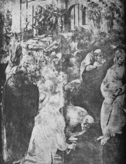 'Adoration of the Magi - Left-hand lower portion', c1481 (1945). Artist: Leonardo da Vinci.
