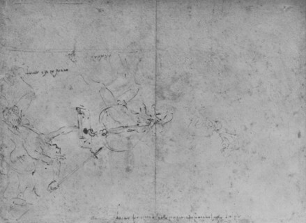 'Allegory of Fame Attacking Envy', c1480 (1945). Artist: Leonardo da Vinci.