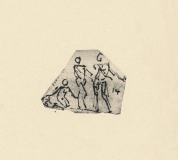 'Sketch of Three Figures', c1480 (1945). Artist: Leonardo da Vinci.