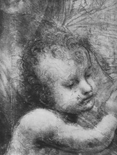 'Head of the Infant Jesus - Virgin and Child with St. Anne and Infant St. John', c1480 (1945). Artist: Leonardo da Vinci.