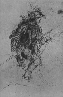 'A Youth on Horseback', c1480 (1945). Artist: Leonardo da Vinci.