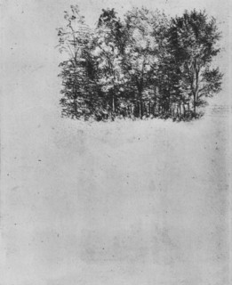 Study of a Coppice', c1480 (1945). Artist: Leonardo da Vinci.