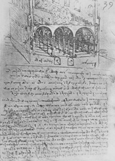 'Sketch Design for a Stable', c1480 (1945). Artist: Leonardo da Vinci.