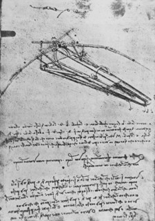 'Drawing of a Flying Machine', c1480 (1945). Artist: Leonardo da Vinci.