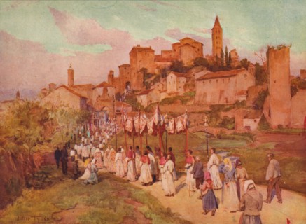 'Corpus Domini at Viterbo', c1900 (1913). Artist: Walter Frederick Roofe Tyndale.