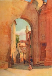 'Arco Di S. Giuseppe, Siena', c1900 (1913). Artist: Walter Frederick Roofe Tyndale.