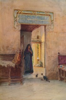 'Entrance to the Hareem',  c1905, (1912). Artist: Walter Frederick Roofe Tyndale.