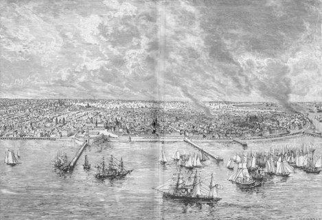 'Buenos Ayres',  c1885, (1890). Artist: Robert Taylor Pritchett.
