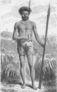 'Native of Australia',  c1885, (1890). Artist: Robert Taylor Pritchett.