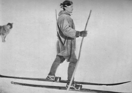 'Lars Pettersen on Snow Shoes', c1893-1896, (1897). Artist: Unknown.