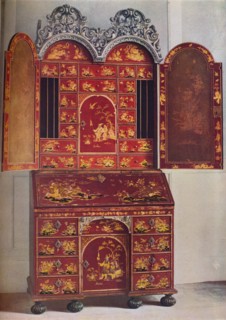 'A Red Lacquer Cabinet', c1685, (1936). Artist: Unknown.