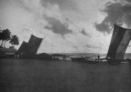 'Sunset, Mount Lavinia Sea Shore', c1890, (1910). Artist: Alfred William Amandus Plate.