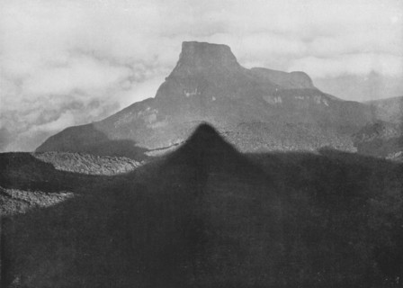 'The Shadow of Adam's Peak and Bible Rock. Taken from the Peak at Sunrise', c1890, (1910). Artist: Alfred William Amandus Plate.