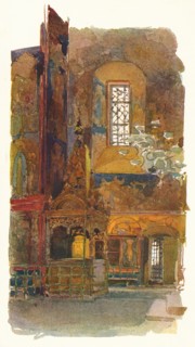 'Interior of the Church of St. Nicholas, Yaroslav', c1900, (1905). Artist: Georges Kossiakoff.