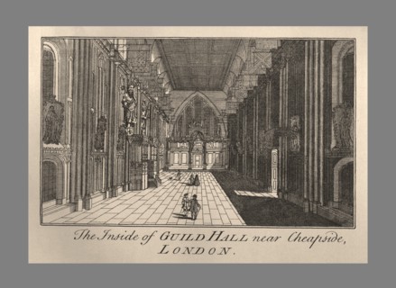 Guild Hall Interior, 1886.  Artist: Unknown.