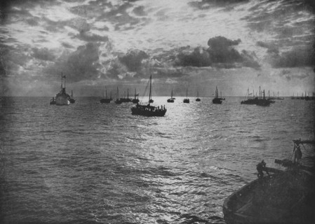 'Sunset on the Pearling Banks, Marrichikaddi', c1890, (1910). Artist: Alfred William Amandus Plate.