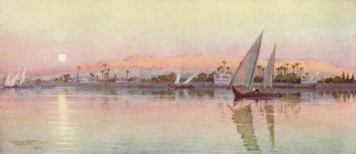 'Cairo from the River-Evening', c1880, (1904). Artist: Robert George Talbot Kelly.
