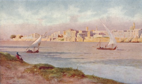 'Bulak from Ghezireh', c1880, (1904). Artist: Robert George Talbot Kelly.