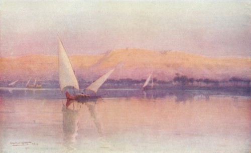 'A Nile Afterglow', c1880, (1904). Artist: Robert George Talbot Kelly.