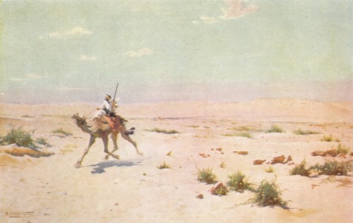 'A Desert Courier', c1880, (1904). Artist: Robert George Talbot Kelly.
