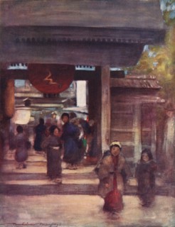 'The Road to the Temple', c1887, (1901). Artist: Mortimer L Menpes.
