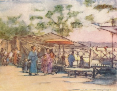 'The End of the Day and the End of the Festival', c1887, (1901). Artist: Mortimer L Menpes.