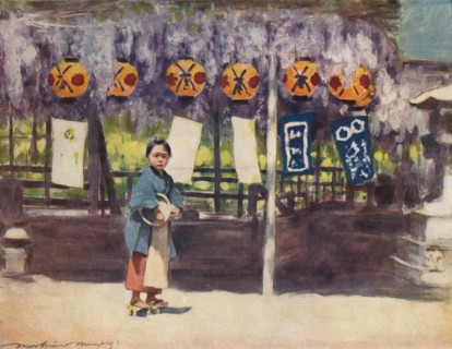 'Wistaria, c1887, (1901). Artist: Mortimer L Menpes.