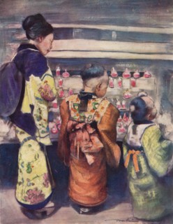 'Sugar-Water Stall', c1887, (1901). Artist: Mortimer L Menpes.